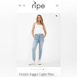 Ripe Maternity Denim Joggers